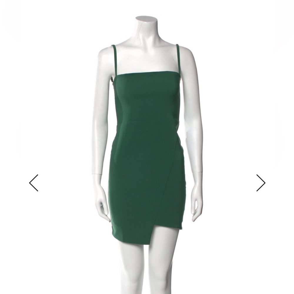 Emerald green cocktail dress